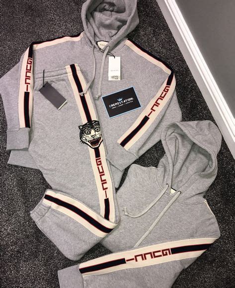 gucci men sweat|best looking gucci sweatsuits.